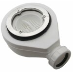 Stano. ? bonde de douche �90 sans capot ? d�bit 45 l / min ? panier r�cup�rateur de cheveux ? compatible ...