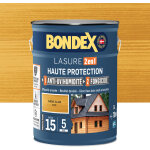 Lasure 2 en 1 haute protection - 5l - chne clair bondex