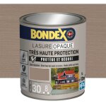 Lasure opaque bondex très haute protection 8 ans brun taupe (ral 1019) 1 l Lasure opaque bondex très haute protection 8 ans brun taupe (ral 1019) 1 l