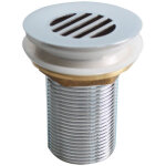 Bonde de lavabo � �coulement libre ? laiton ? hauteur 78. 1mm ? diam�tre clapet � 62mm ? sortie filetage ...