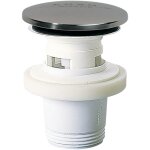 Wirquin - bonde de lavabo quick clac en plastique avec clapet en inox 30721200, blanc Wirquin - bonde de lavabo quick clac en plastique avec clapet en inox 30721200, blanc