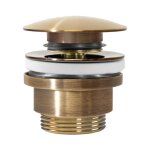 Rea - bonde de lavabo universel clic - clac gold antique Rea - bonde de lavabo universel clic - clac gold antique