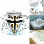 Bonde de lavabo universpop - up bouchon lavabo, flitre de vidange anti - bloqué, bouchon lavabo salle ... Bonde de lavabo universpop - up bouchon lavabo, flitre de vidange anti - bloqué, bouchon lavabo salle ...