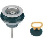 Bonde avec panier amovible pour vier cramique avec vidage diamtre 60 mm