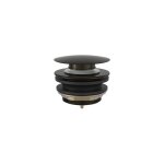 Tres - bonde de vidage clic - clac pour baignoire 70 mm noir bronze 13474010kmb