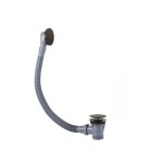 Tres - bonde de vidage clic - clac simple - rapid avec trop - plein pour baignoire noir bronze 03453420kmb ...