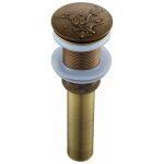 Bonde de vidage lavabo automatique push open pour lavabo , bouchon de vidage en laiton antique clic - ... Bonde de vidage lavabo automatique push open pour lavabo , bouchon de vidage en laiton antique clic - ...