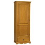 Beaux meubles pas chers - bonnetire pin massif miel style anglais 4 niches l 70 h 186 p 42 cm - orange ...