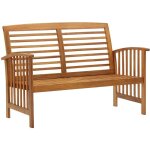 Banc de jardin banquette de jardin - mobilier de jardin 119 cm bois d'acacia solide bv994888 - brun Banc de jardin banquette de jardin - mobilier de jardin 119 cm bois d'acacia solide bv994888 - brun