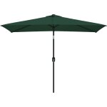 Bonnevie - parasol - parasol dport parasol de jardin 200 x 300 cm vert rectangulaire bv947992 - vert ...