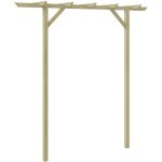 Bonnevie - tonnelle de jardin tente de rception - rapide  installer de jardin 200 x 40 x 205 cm bois ...