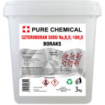Borax reiner - 3 kg - solution �cologique - multi - usages - anti - araign�es