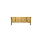 5, 0 x bordure de parterre premium bois euro