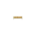 Bordure flexible en bambou bamboo border - hauteur utile 20 cm - nortene