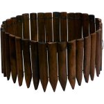 Bordure de jardin bois clture flexible pour jardin, pelouse, paysage, bordure a planter dcorative 118 ...