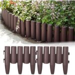 Bordure de jardin dlimitation de plates - bandes - 5 pices pelouse ou palissade amnagement du jardin, ...