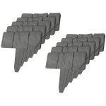 Bordures de jardin imitation pierre - 25 x 10 x 1 cm - s�paration massifs, potagers et espaces ext�rieurs ...