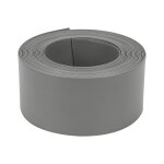 Einfeben - bordure de jardin en pe bordurette de jardin flexible bordure de pelouse 2mm pav gris 2500x10x0. ...
