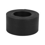 Einfeben - bordure de jardin en pe bordurette de jardin flexible bordure de pelouse 2mm pav noir 2500x10x0. ...