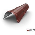 Bravo the smart solution - faîtière demi ronde - bac acier - tôle de couverture - toiture - coloris rouge ... Bravo the smart solution - faîtière demi ronde - bac acier - tôle de couverture - toiture - coloris rouge ...