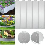Bordure de pelouse clture de parterre bordure de gazon grille pour plantes clture mtallique dlimitation ...