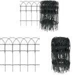 Vidaxl - bordure de pelouse fer enduit de poudre 10x0, 4 m - bordure de jardin - bordures de jardin - ...
