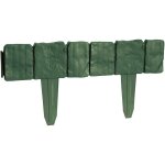 Bordure de pelouse palissade imitation pierre stone 2, 5m - vert