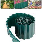 Bordure de pelouse en plastique, 1 rouleau 20 cm 9 m jardinage vert flexible bordure de pelouse de jardin ...