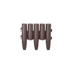 Bordure de pelouse en plastique 5, 6 m aspect bois bordure de lit bordure de jardin flexible lot de 30 ...