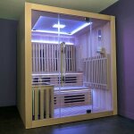 Boreal sauna - sauna combi boreal elgance 5 - 180x180 infrarouge + vapeur