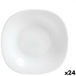 Bormioli parma assiettes creuses transparentes 23 cm