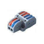 Optonica ? borne de raccordement � levier 4 entr�es 2 sorties ? connexion rapide sans outils ? section ...