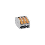 Borne de raccordement wago 222 - 413 - 1 flexible: 0. 08 - 4 mm� rigide: 0. 08 - 2. 5 mm� nombre de p�les: ...