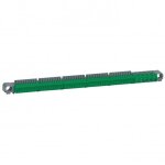 Bornier isol� 5x6 � 25 mm2 + 27x1. 5 � 4 mm2 auto - vert terre legrand drivia 18