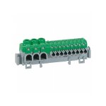 Bornier de rpartition ip 2x - connexion auto - 3 bornes  cage - l 98 mm legrand leg005051