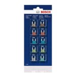 Bosch - lubex 10 fusibles voiture 2764. fusibles pour voitures 1 x 5 / 7, 5 / 25 / 30 ah2 x 10 / 15 / ...