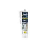 Mastic acrylique parfait ma�onnerie et portes 280ml couleur: gris - bostik