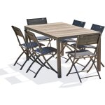 Dcb garden - boston - ensemble repas de jardin 6 places en aluminium Dcb garden - boston - ensemble repas de jardin 6 places en aluminium