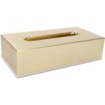 Bote  mouchoirs rectangulaire innovante en acier inoxydable 304, porte - serviettes en papier, conteneur ...