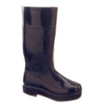 Bottes de pvc pour mme, noir, taille 38