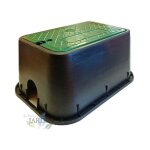 Suinga - lot de 4 bouche d'arrosage plastique rectangulaire 49x35x22 cm, bote d'arrosage pour 2  4 ...