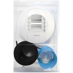 Atlantic ? bouche vmc hygror�glable diam�tre 80 mm ? d�bit 15 � 45 m3 / h ? raccordement manchon � griffes ...