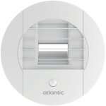 Atlantic ? bouche vmc hygror�glable 80 mm ? d�bit 5 � 30 m� / h ? d�tection de pr�sence ? installation ...