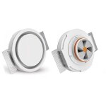 Bouche de ventilation encastr�e design rond - luxy breeze - bblb125 econoprime - bblb125