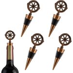 Bouchon de bouteille, bouchon de vin, bouchon de bouteille de vin en mtal vintage 4 pices, bouchon ...