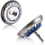 Bouchon �vier inox 2pcs bouchon de cr�pine pour �viers en acier inoxydable couvercle de filtre �vier ...