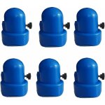 Bouchons d'extrmit de trampoline - bleu - filet de scurit pour poteau de lit de saut - capuchon de ...