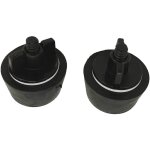 Bouchon hivernage piscine - lot de 2 - conique diam�tre bas 53mm haut 62mm - id�al pour travers�e de