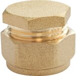 Bouchon laiton bague laiton � compression - tube cuivre �16