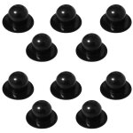 Bouchon de bouchon de pompe de rechange pour piscine noir (10 pi�ces) - ahlsen